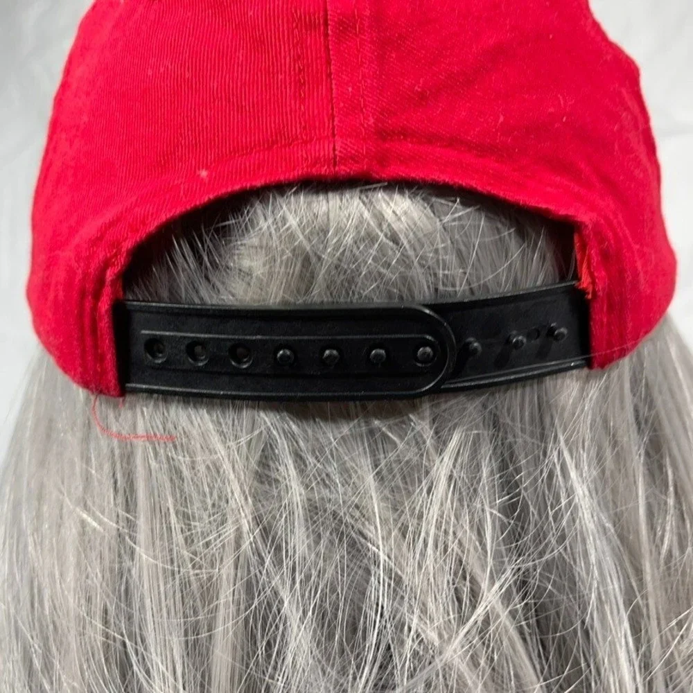 Disney Mickey Mouse Hat Cap Snapback Boys One Size Red Gray Adjustable‎ Cartoon